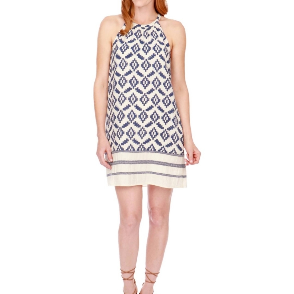 Lucky brand print shift dress xl